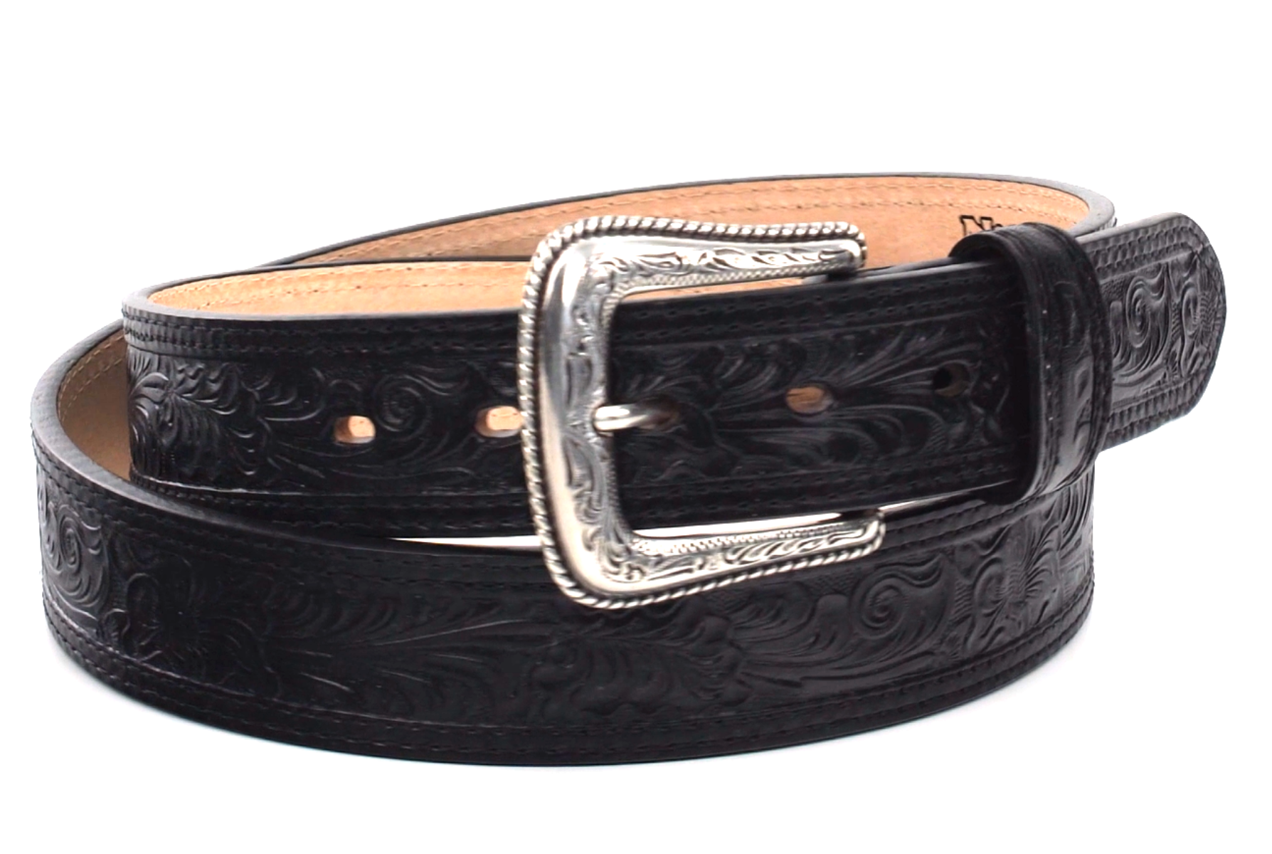 Nocona Men's Black Mexican Floral Embose, 32 at Amazon Men's